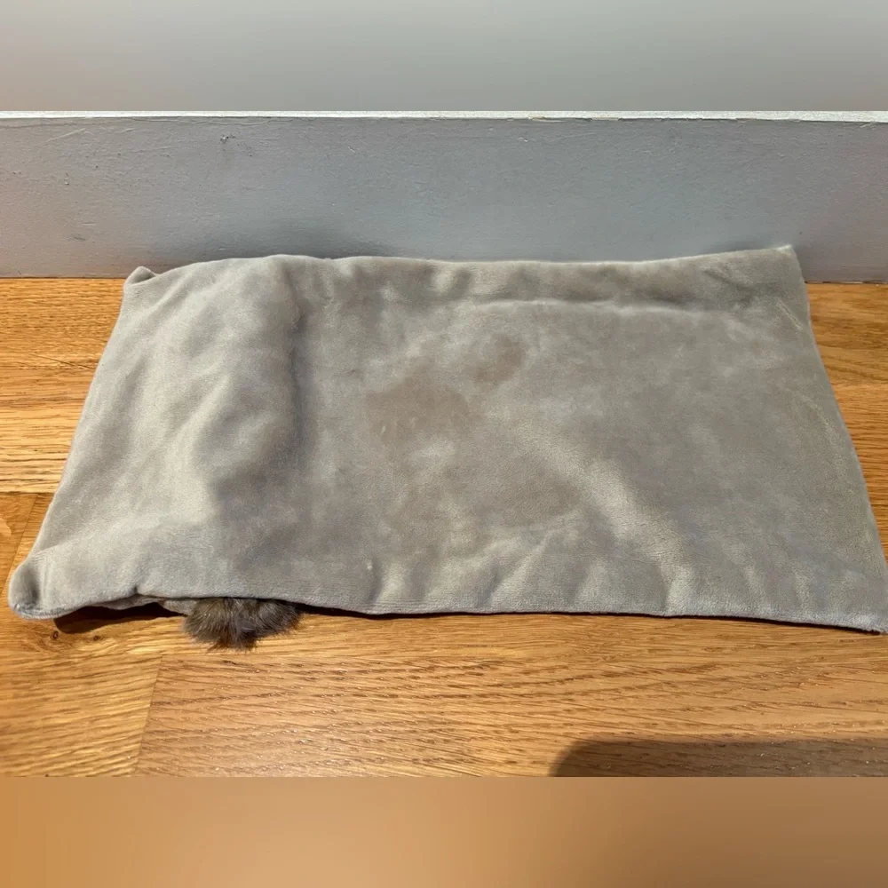 New Restoration Hardware Luxe soft Faux Fur Slipper bag